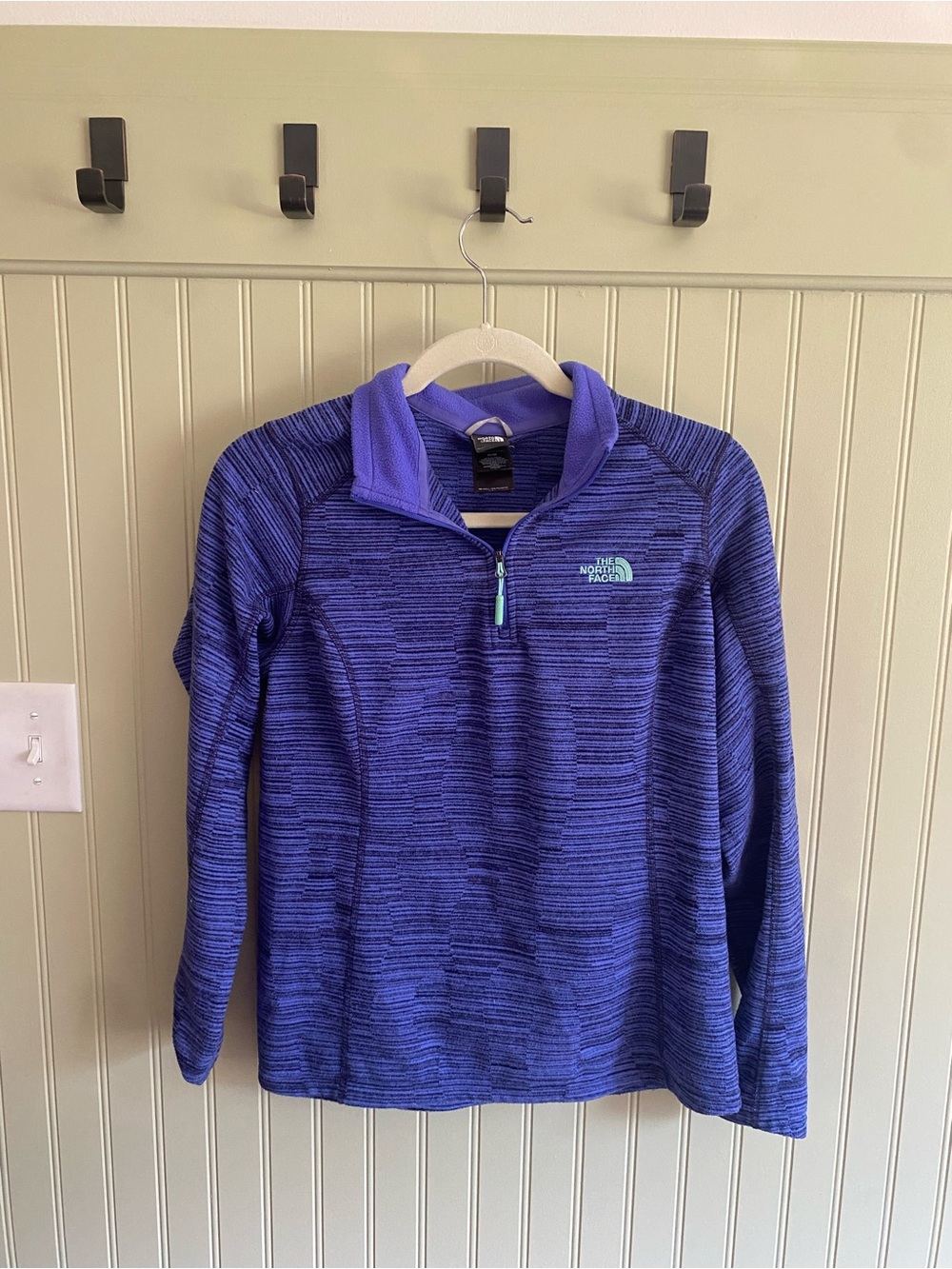Women’s medium The North Face 3/4 zip fleece jacket